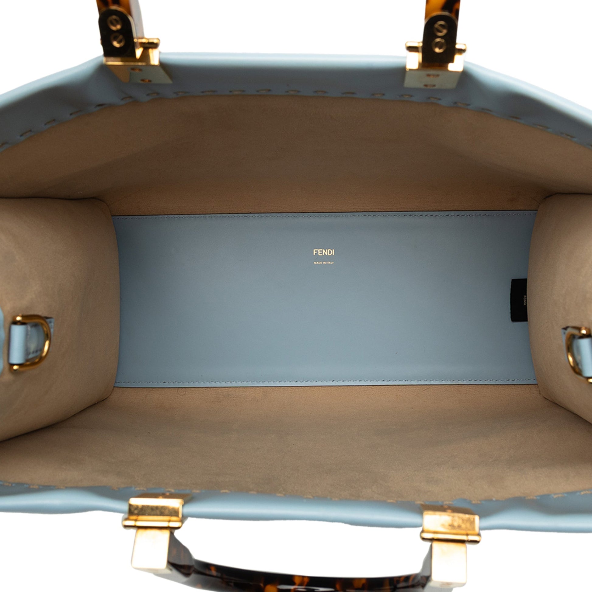 Fendi Medium Leather Sunshine Shopper Tote