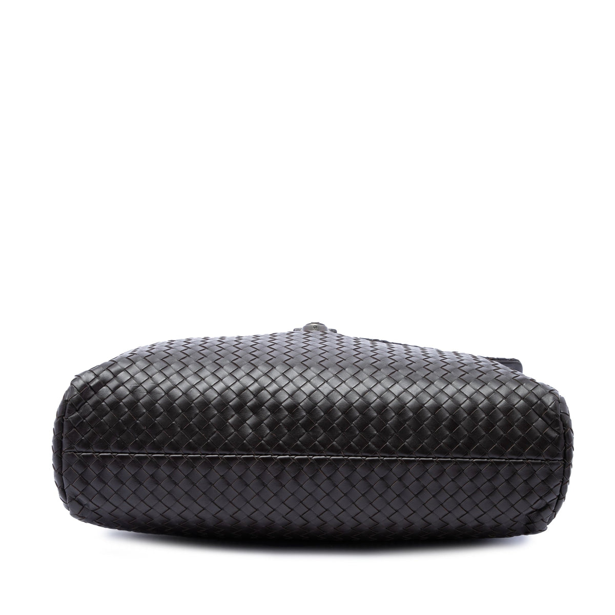 Bottega Veneta Nappa Intrecciato Business Bag — Brown
