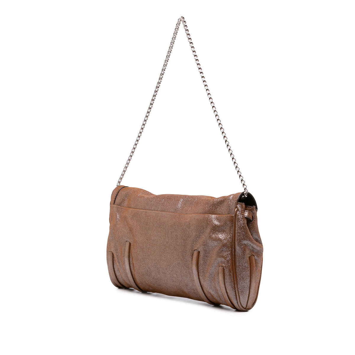 Celine Glitter Leather Chain Flap