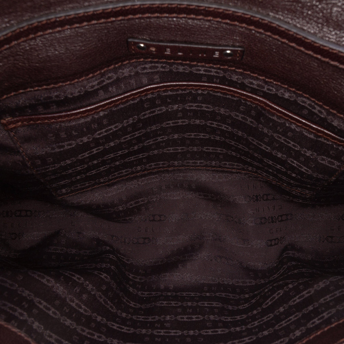Celine Glitter Leather Chain Flap