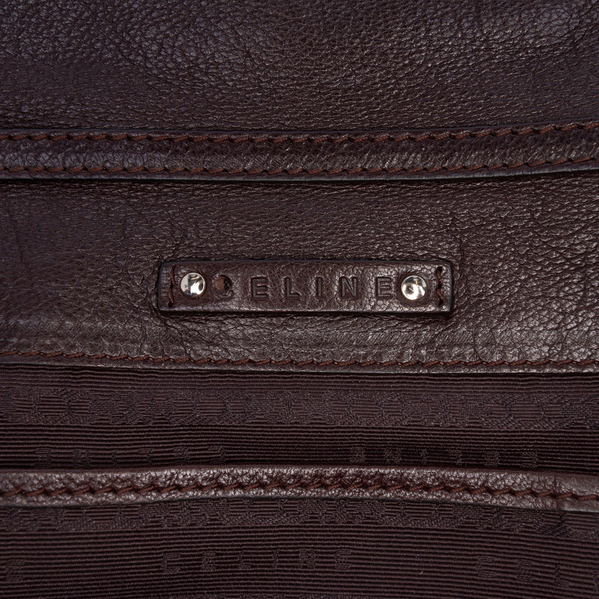 Celine Glitter Leather Chain Flap