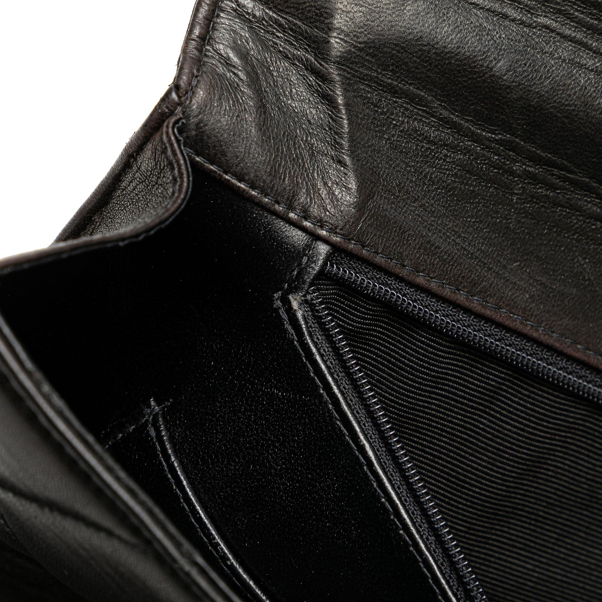 Chanel CC Quilted Lambskin Flap Briefcase