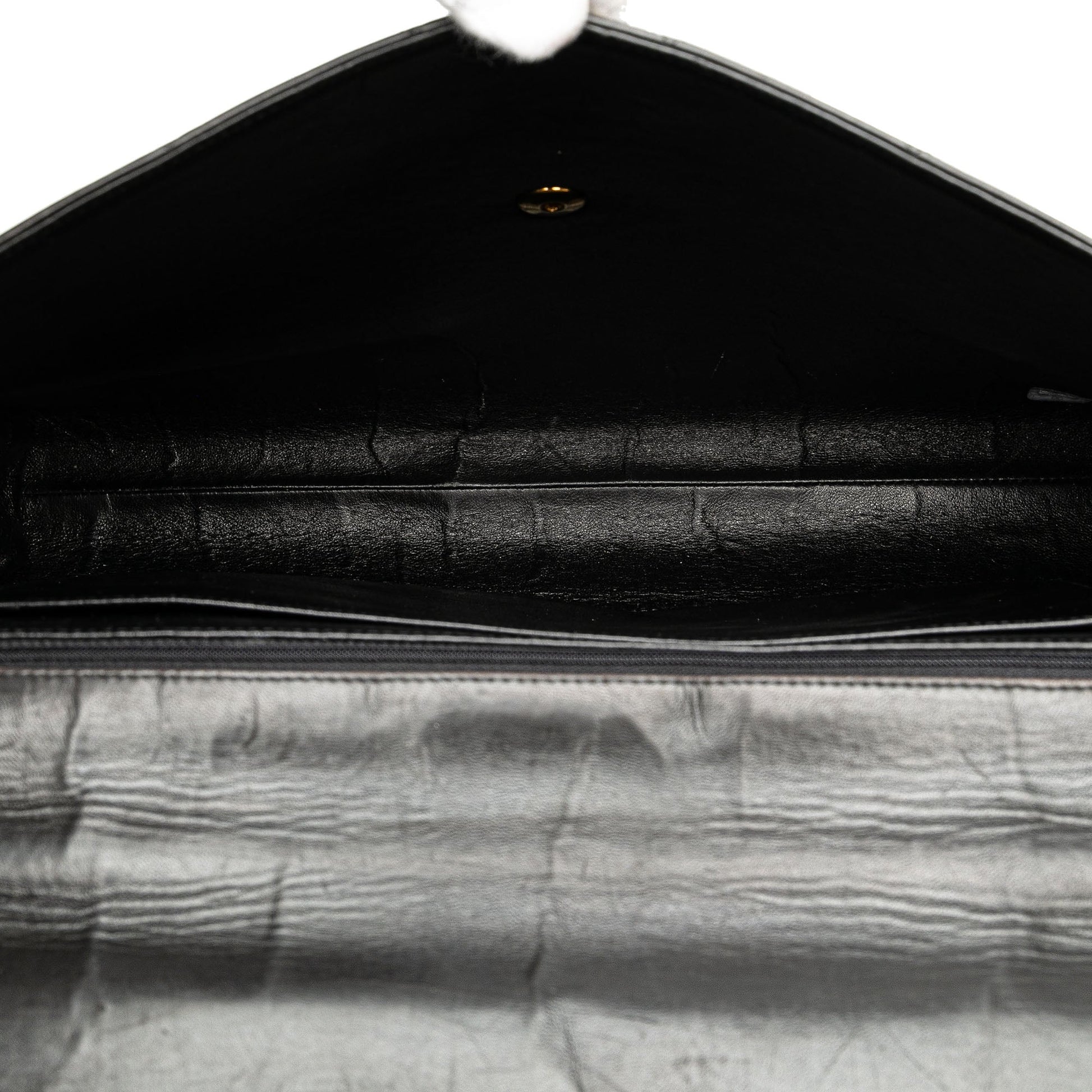 Chanel CC Quilted Lambskin Flap Briefcase