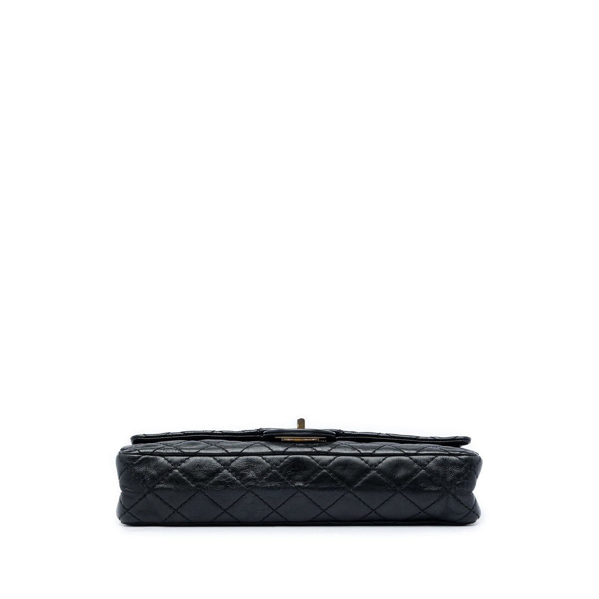 Chanel Quilted Glazed Calfskin Reissue 2.55 East West Single Flap