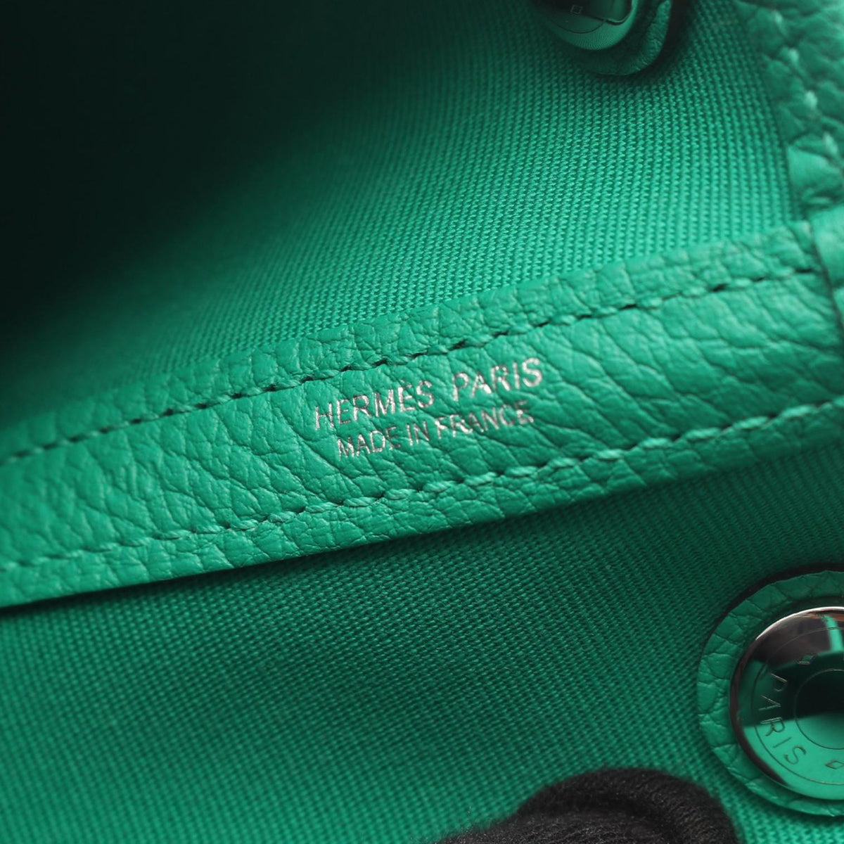 Hermès Toile and Negonda Garden Party 30 — Green