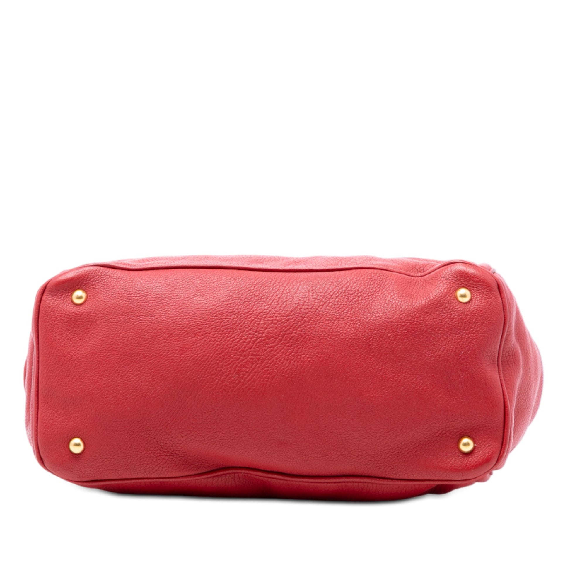Miu Miu Nappa Turn Lock Frame Top Handle Bag