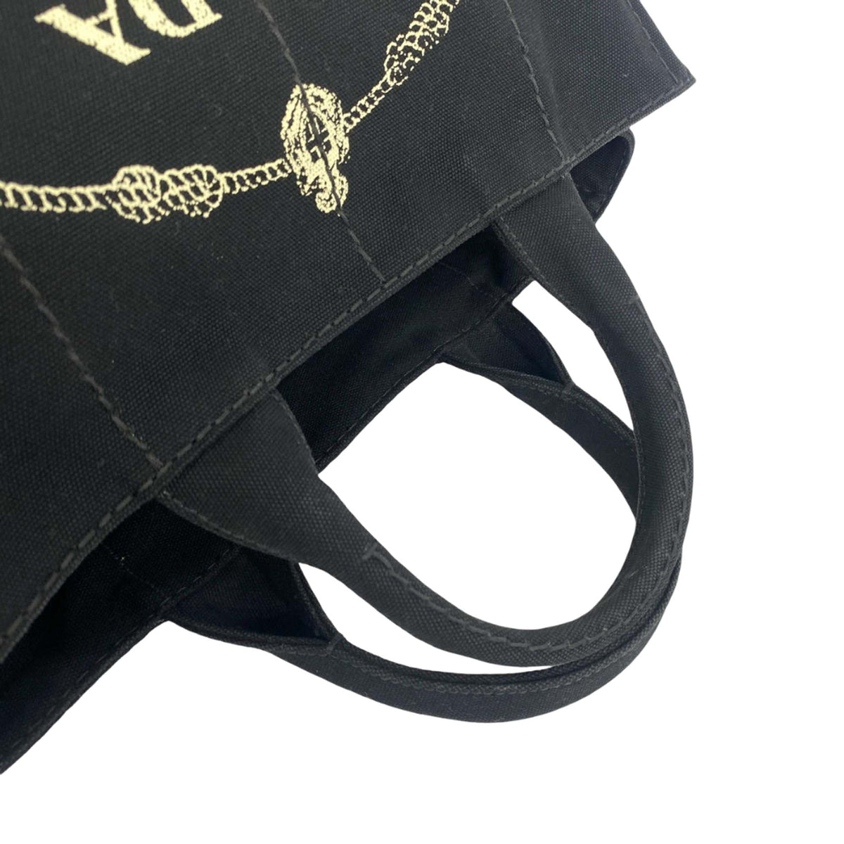 Prada Small Canvas Canapa Logo Tote