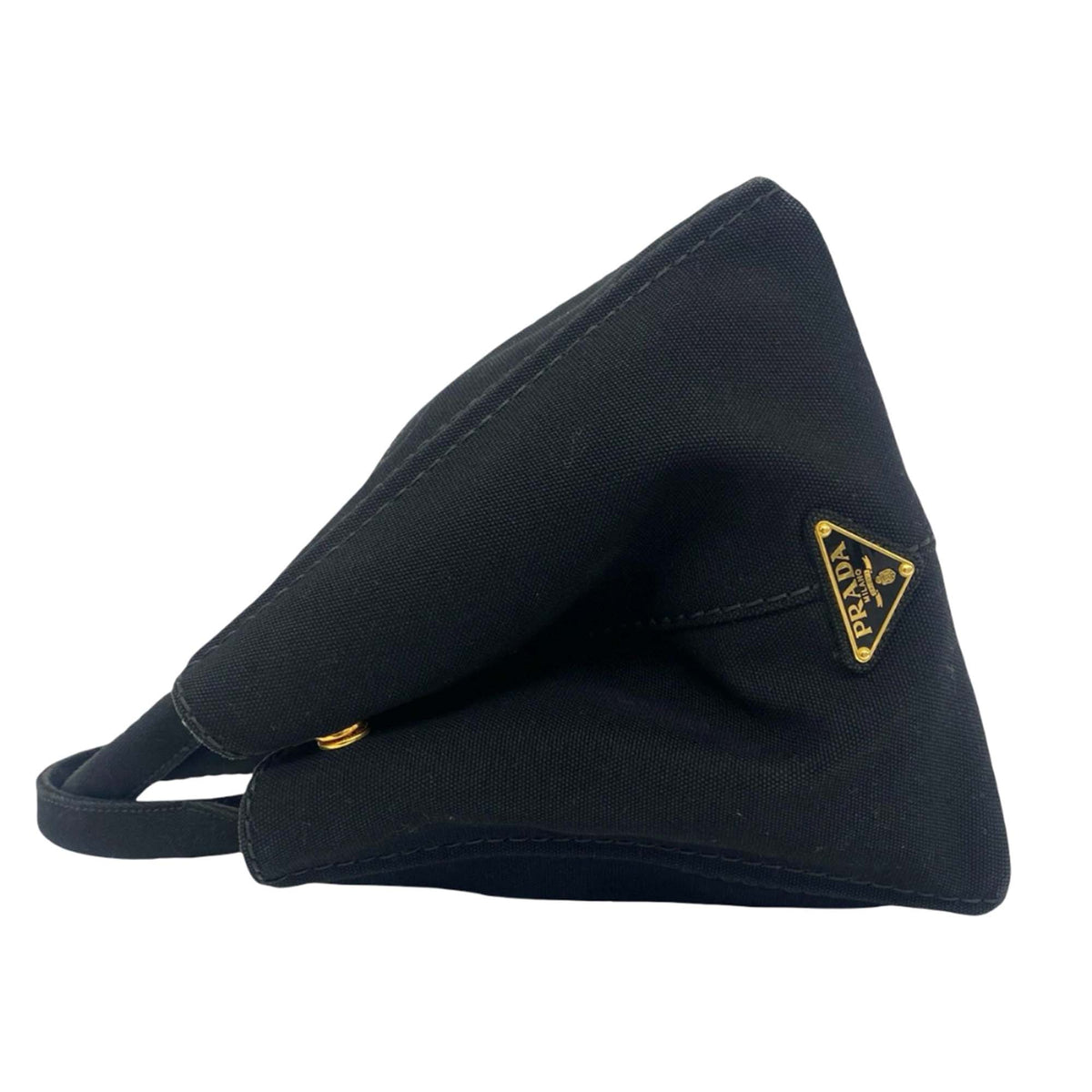 Prada Small Canvas Canapa Logo Tote