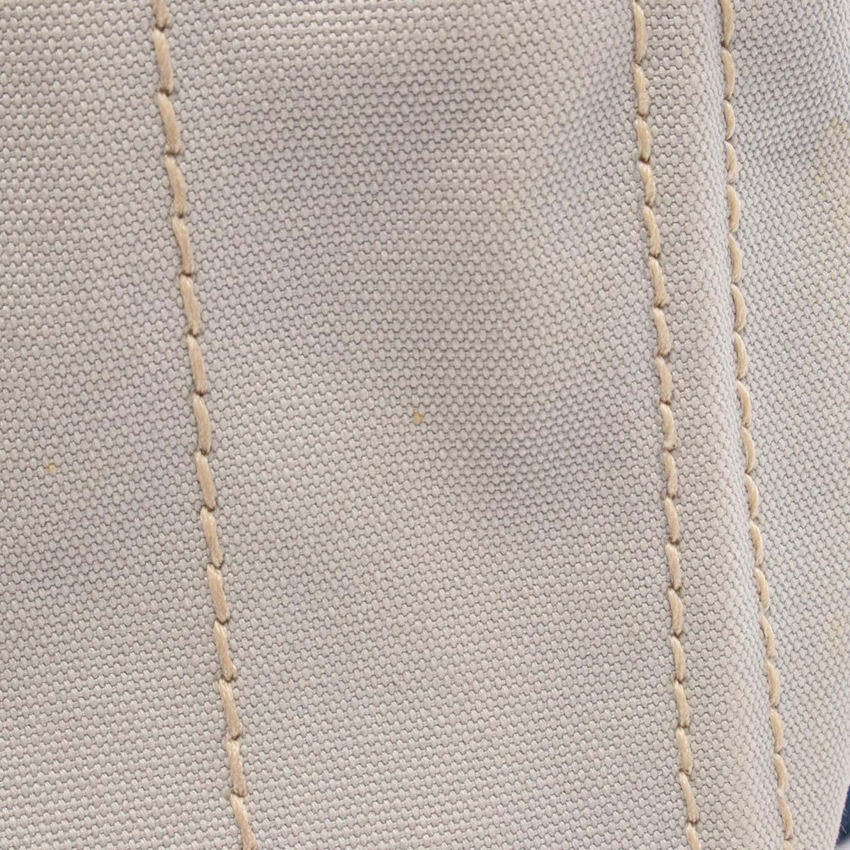 Prada Small Canvas Canapa Logo Tote — Gray