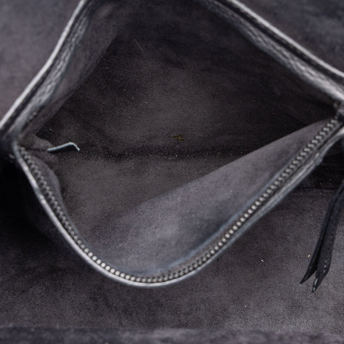 Celine Medium Leather Phantom Luggage Tote — Black