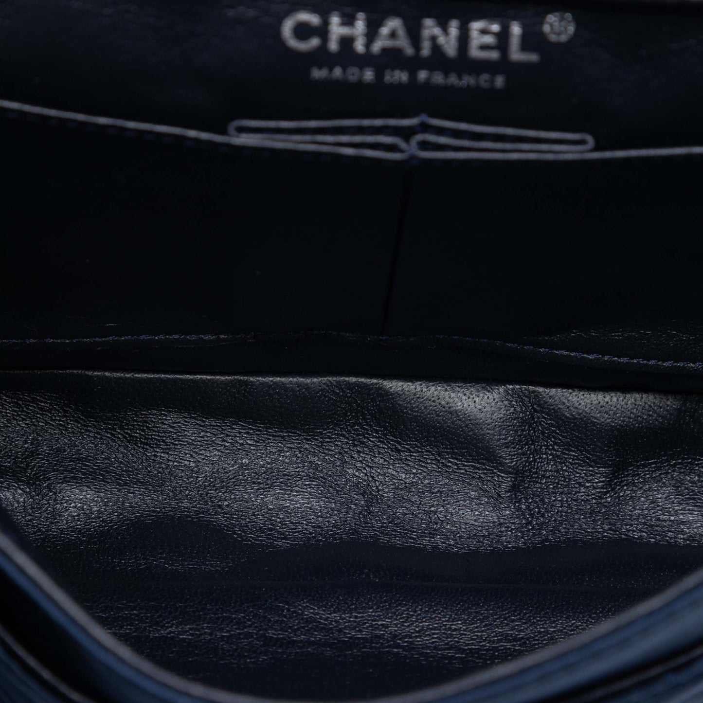 Chanel Medium Classic Satin Paillette Embellished Double Flap