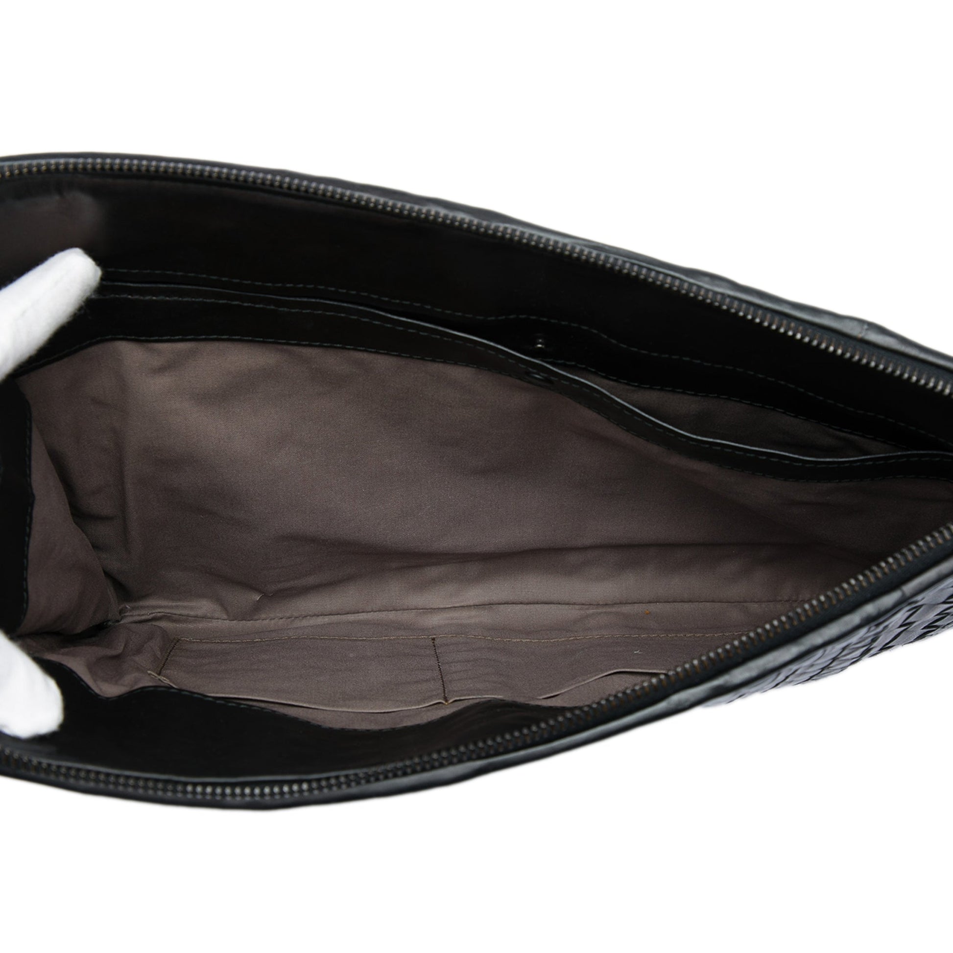 Bottega Veneta Nappa Intreccio Imperatore Zip Clutch