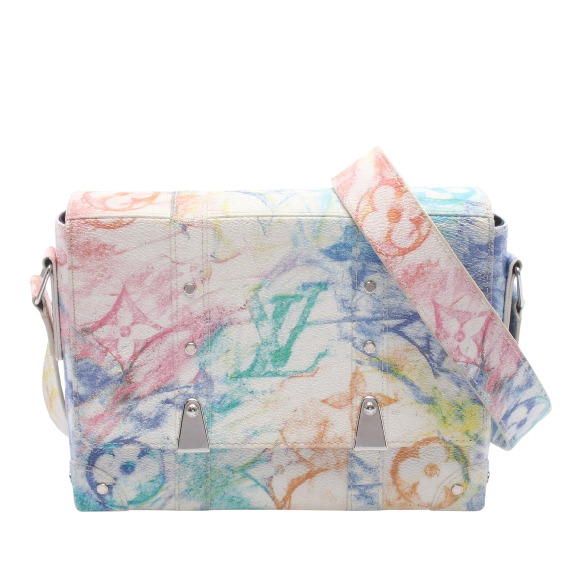 Louis Vuitton Monogram Pastel Trunk Messenger PM