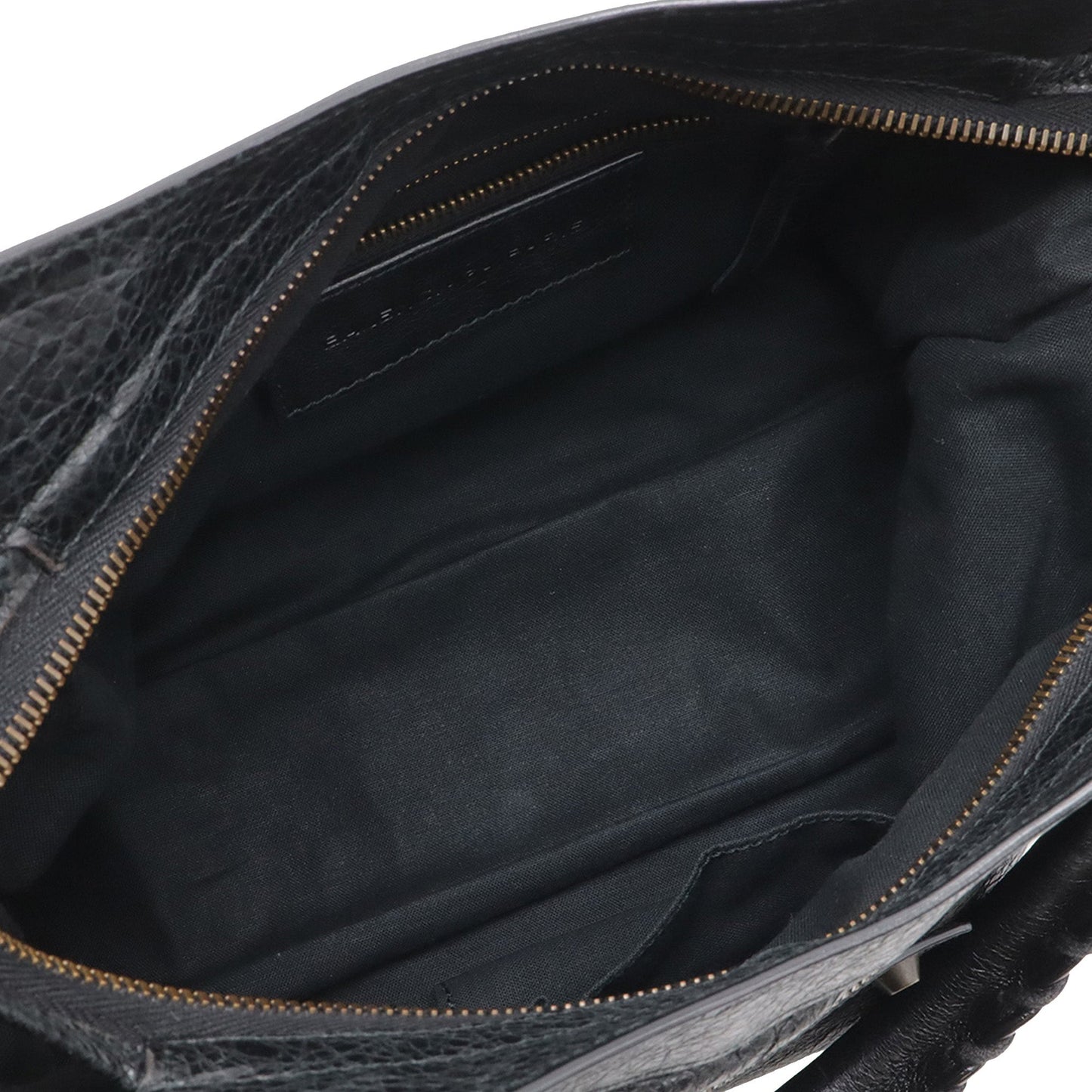 Balenciaga Lambskin Motocross Classic Town Satchel