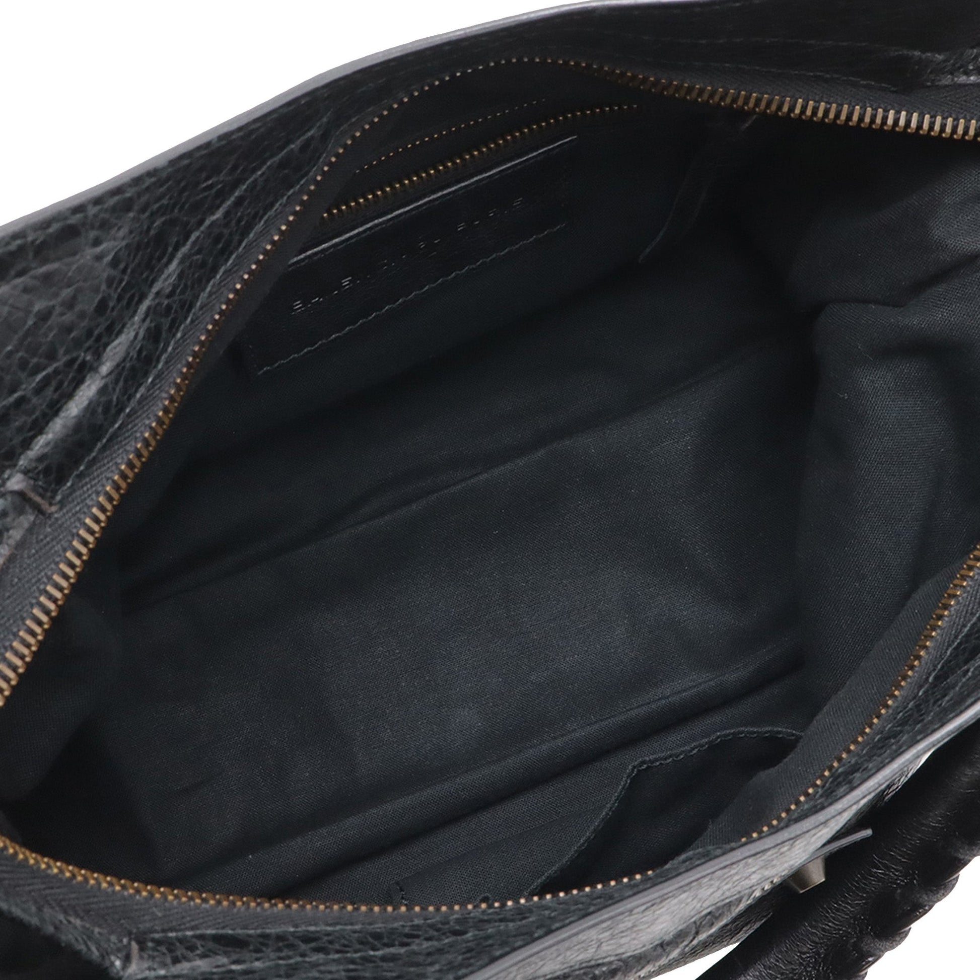 Balenciaga Lambskin Motocross Classic Town Satchel