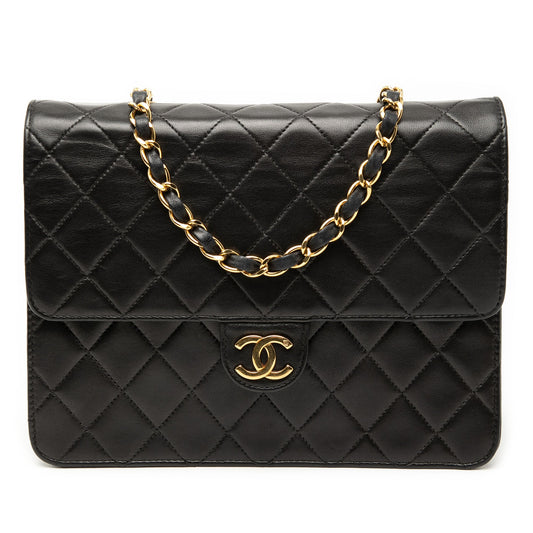 Chanel Small CC Quilted Lambskin Single Flap