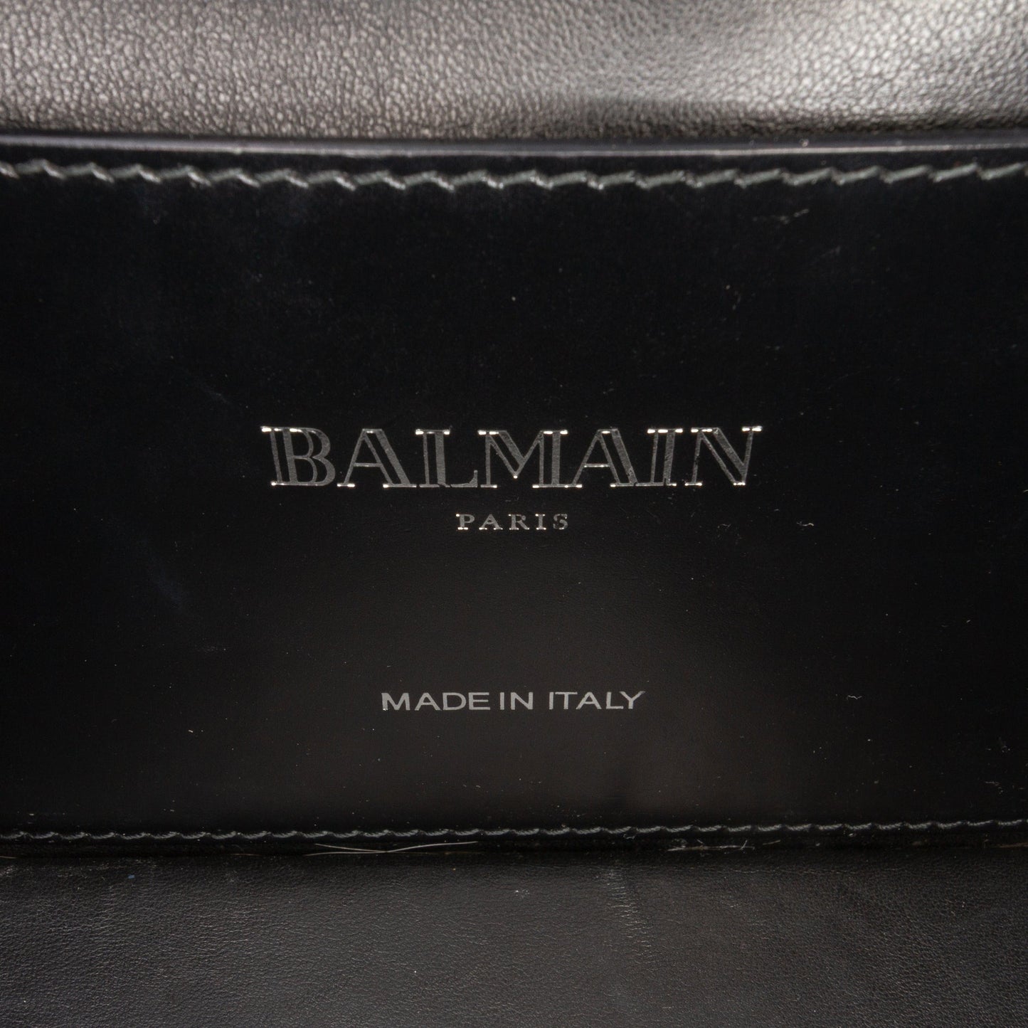Balmain Studded Leather BBox 20 Shoulder Bag