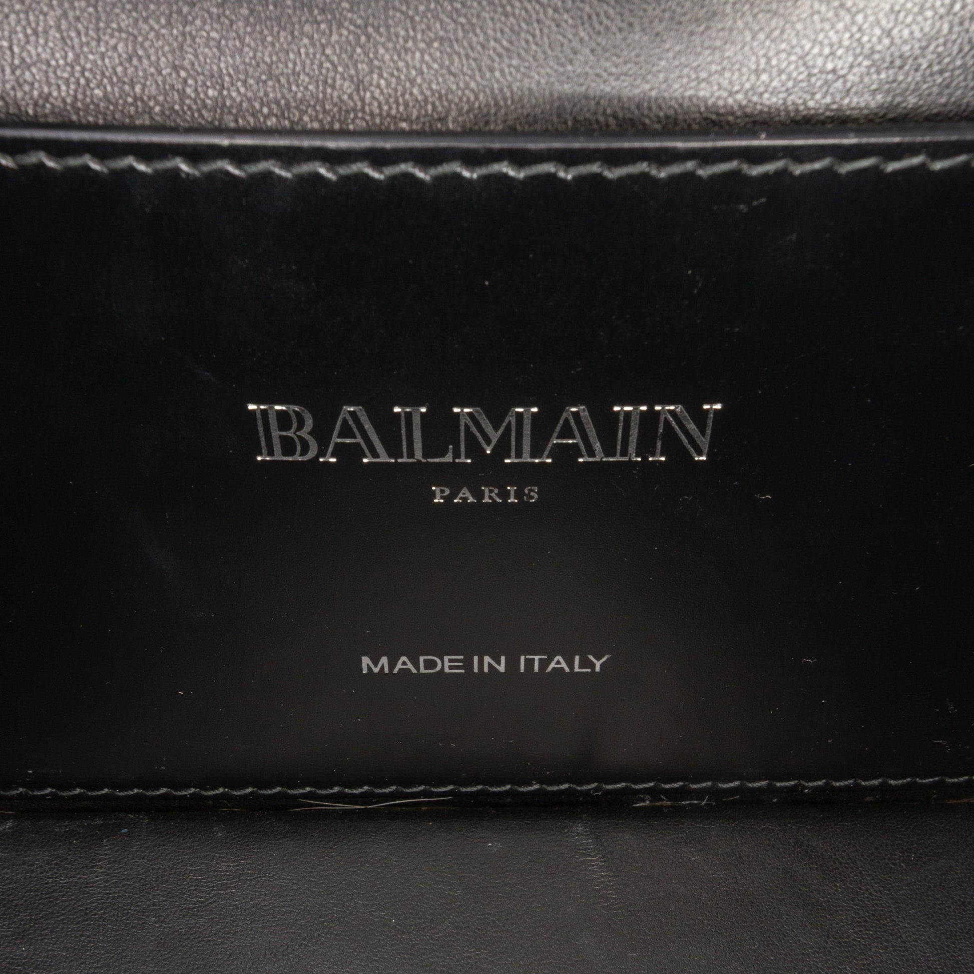 Balmain Studded Leather BBox 20 Shoulder Bag