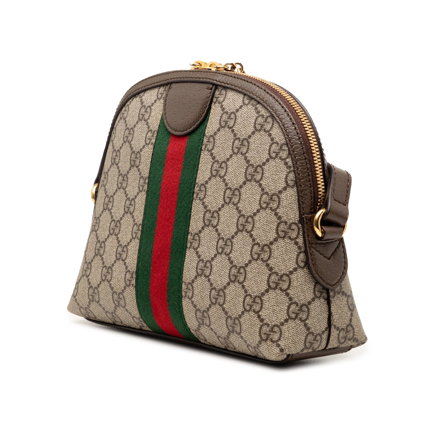 Gucci Small GG Supreme Web Ophidia Dome Crossbody