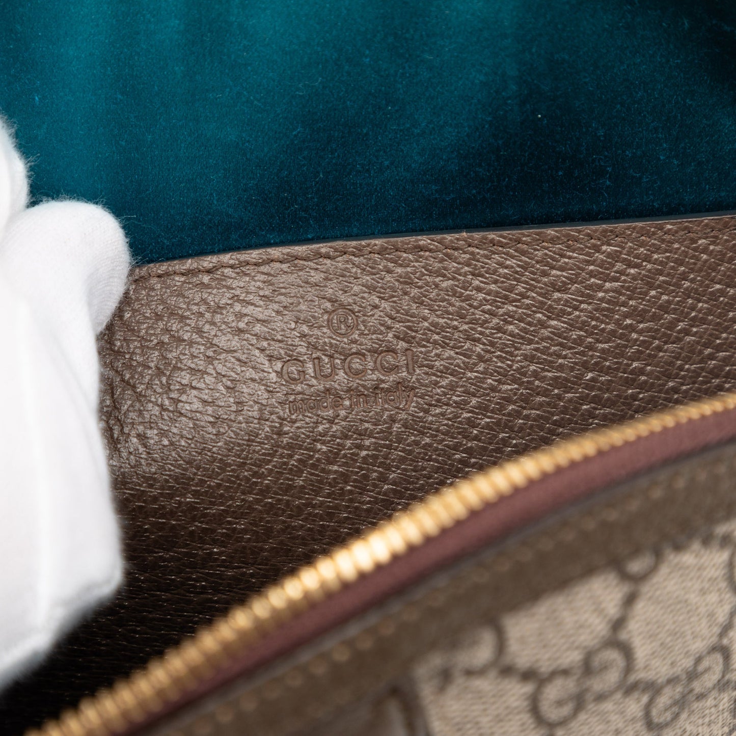 Gucci Small GG Supreme Web Ophidia Dome Crossbody