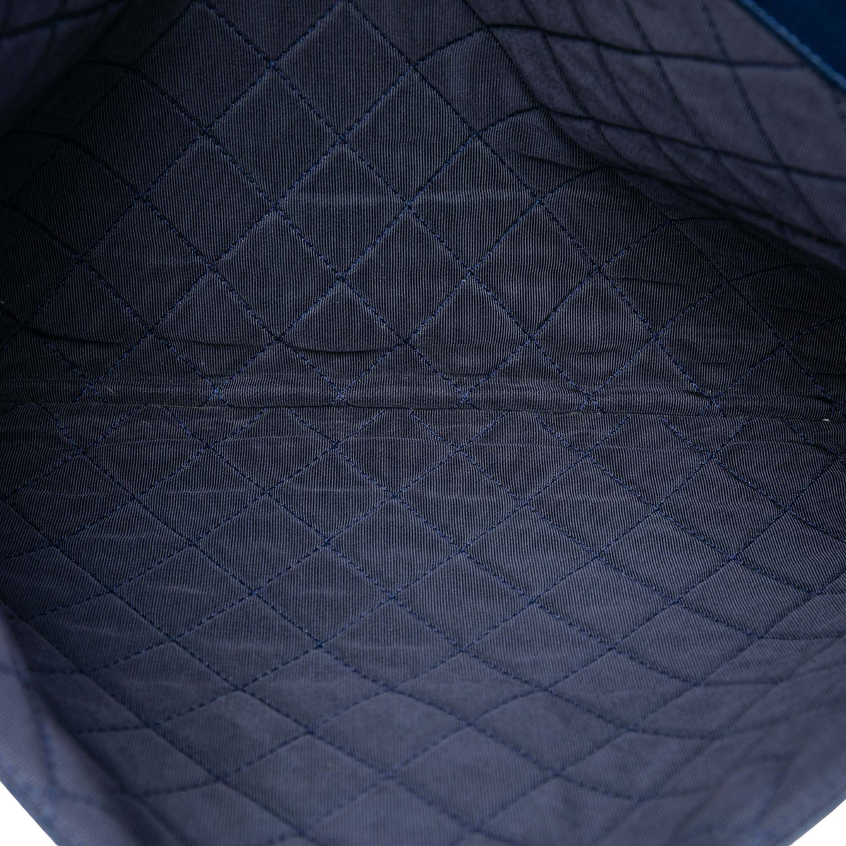 Chanel Large Quilted Caviar Golden Class O Case Clutch — Blue