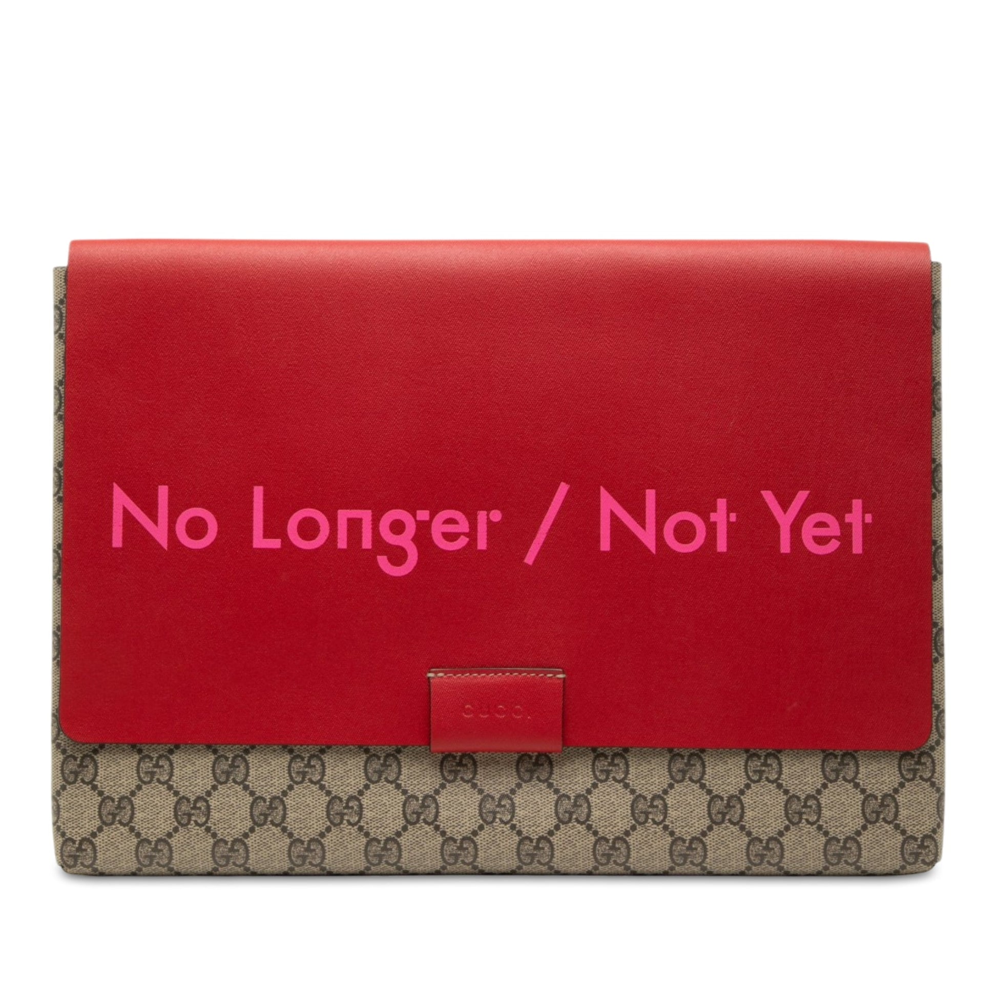 Gucci GG Supreme No Longer Not Yet Clutch