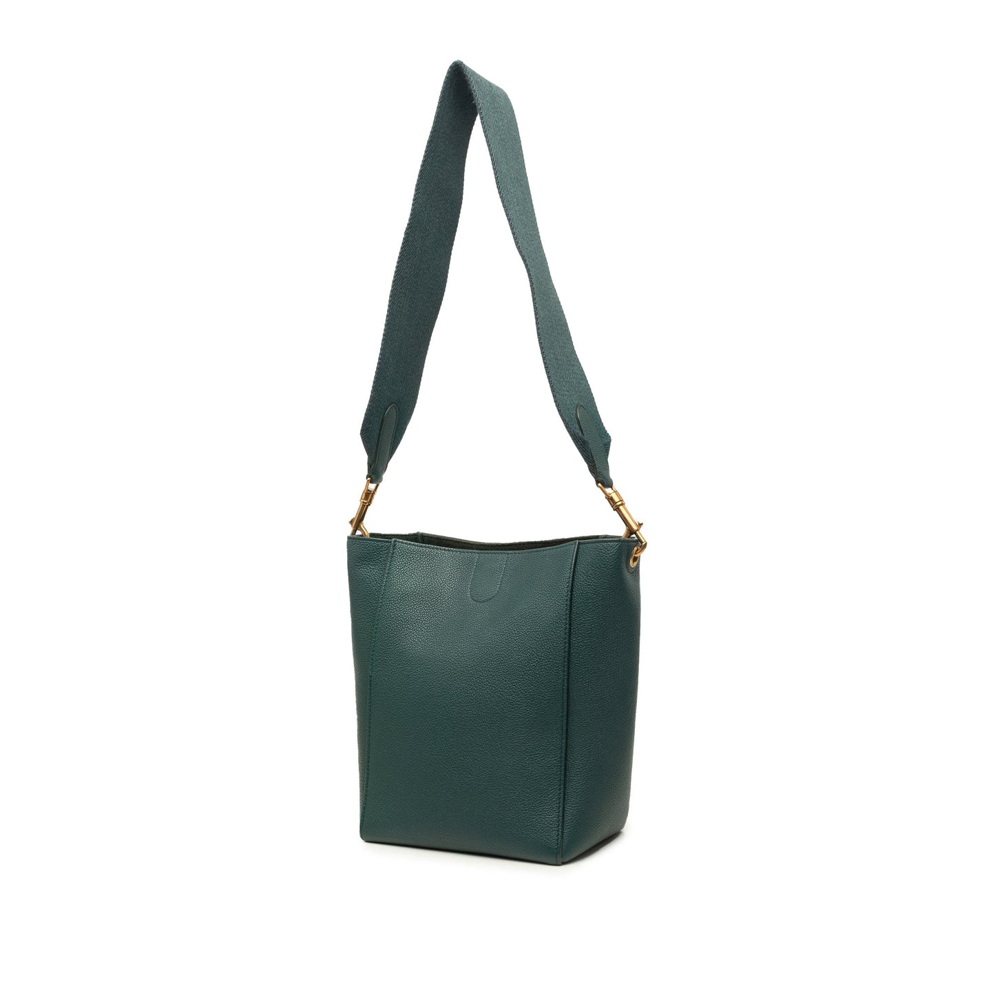 Celine Small Soft Grained Calfskin Seau Sangle Bucket Bag