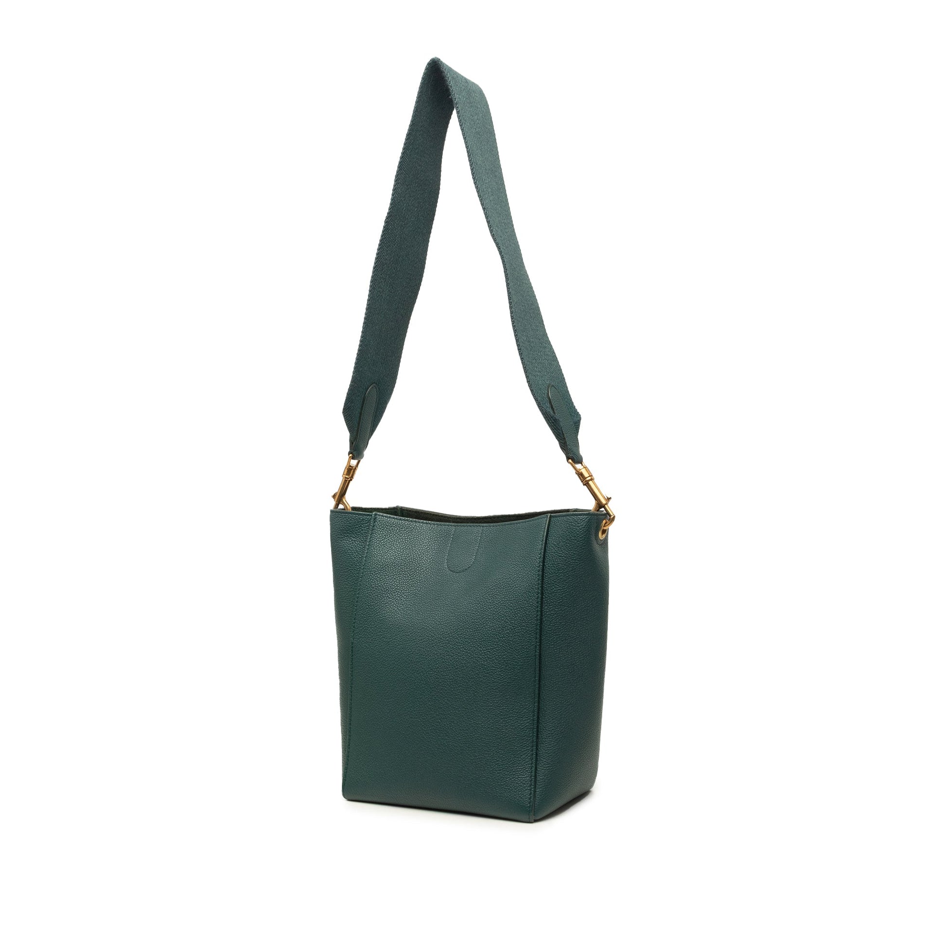 Celine Small Soft Grained Calfskin Seau Sangle Bucket Bag