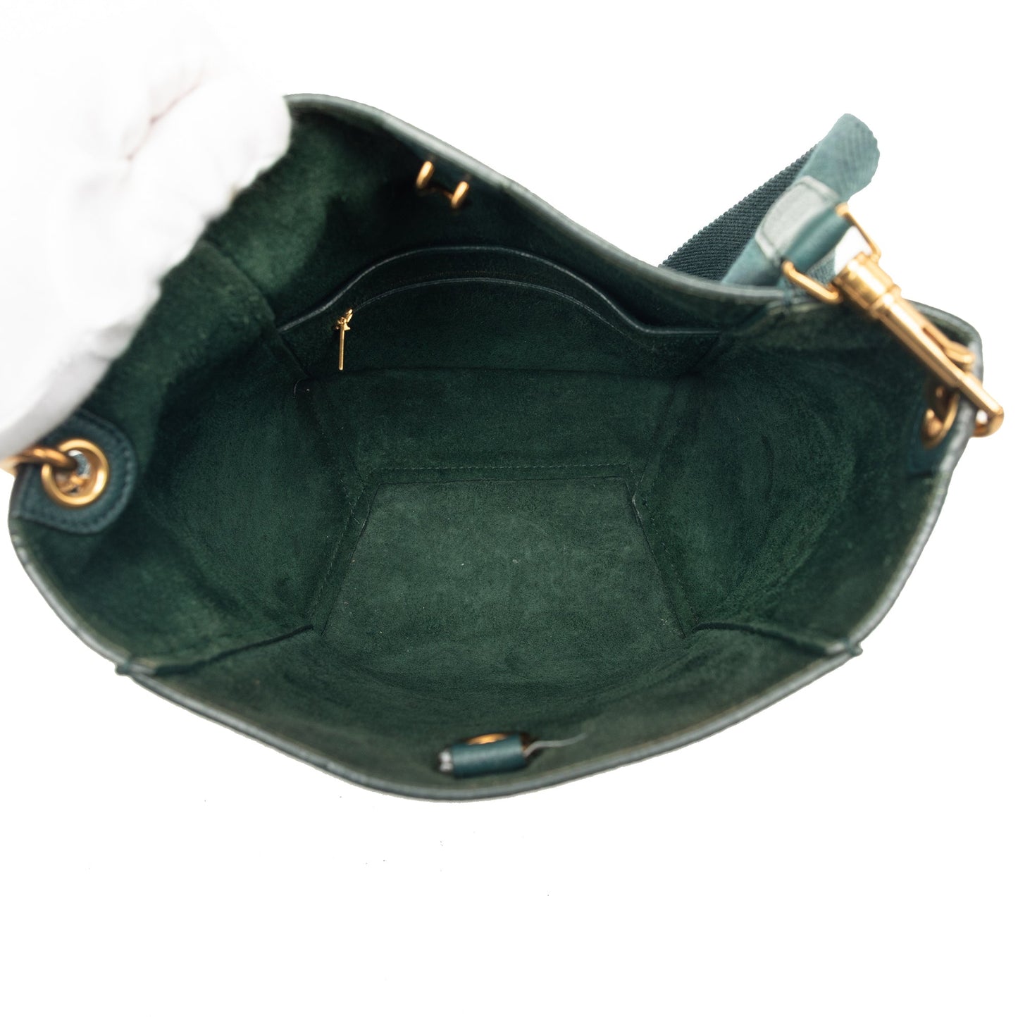 Celine Small Soft Grained Calfskin Seau Sangle Bucket Bag