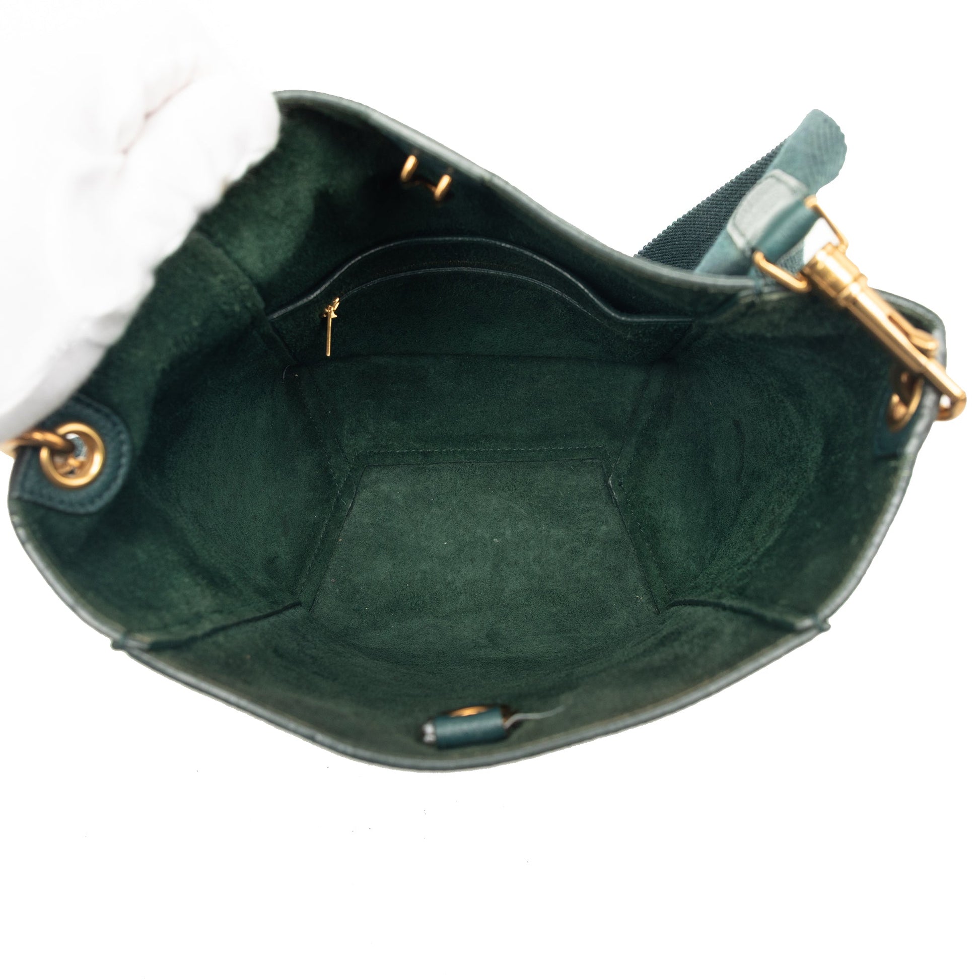 Celine Small Soft Grained Calfskin Seau Sangle Bucket Bag