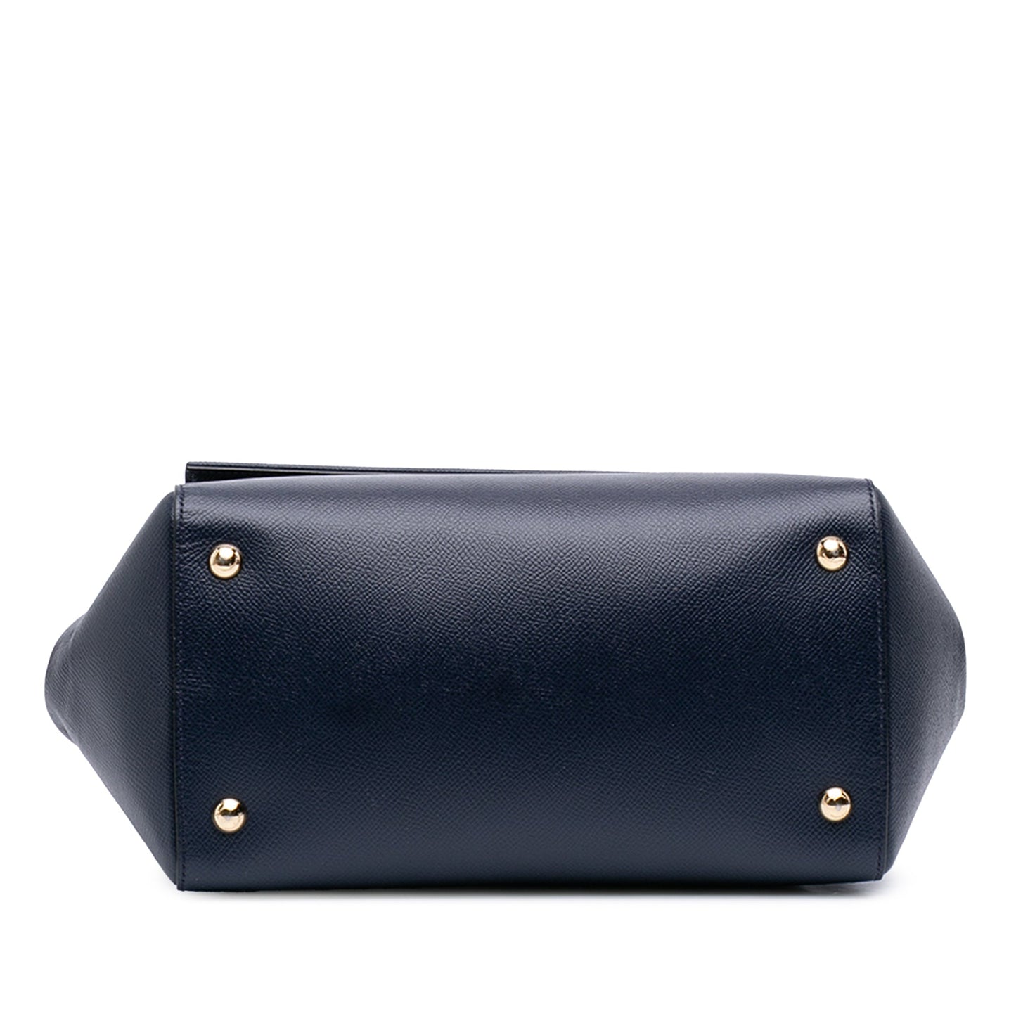 Ferragamo Leather Carrie Vara Bow Top Handle Bag