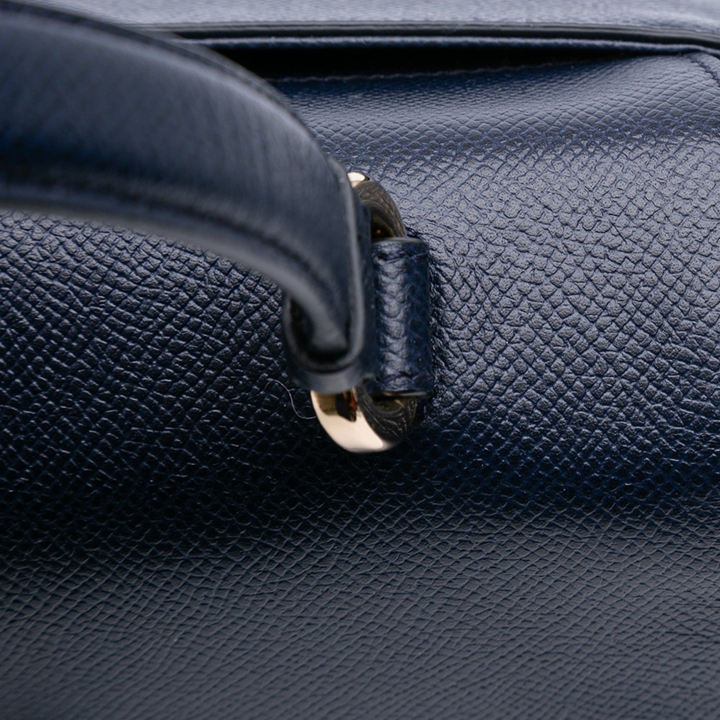 Ferragamo Leather Carrie Vara Bow Top Handle Bag