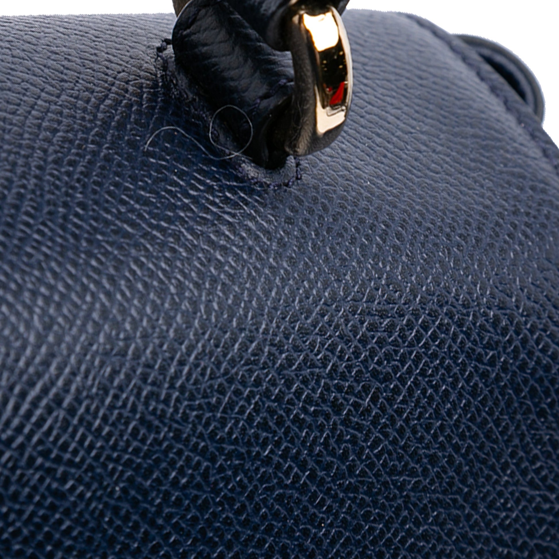 Ferragamo Leather Carrie Vara Bow Top Handle Bag
