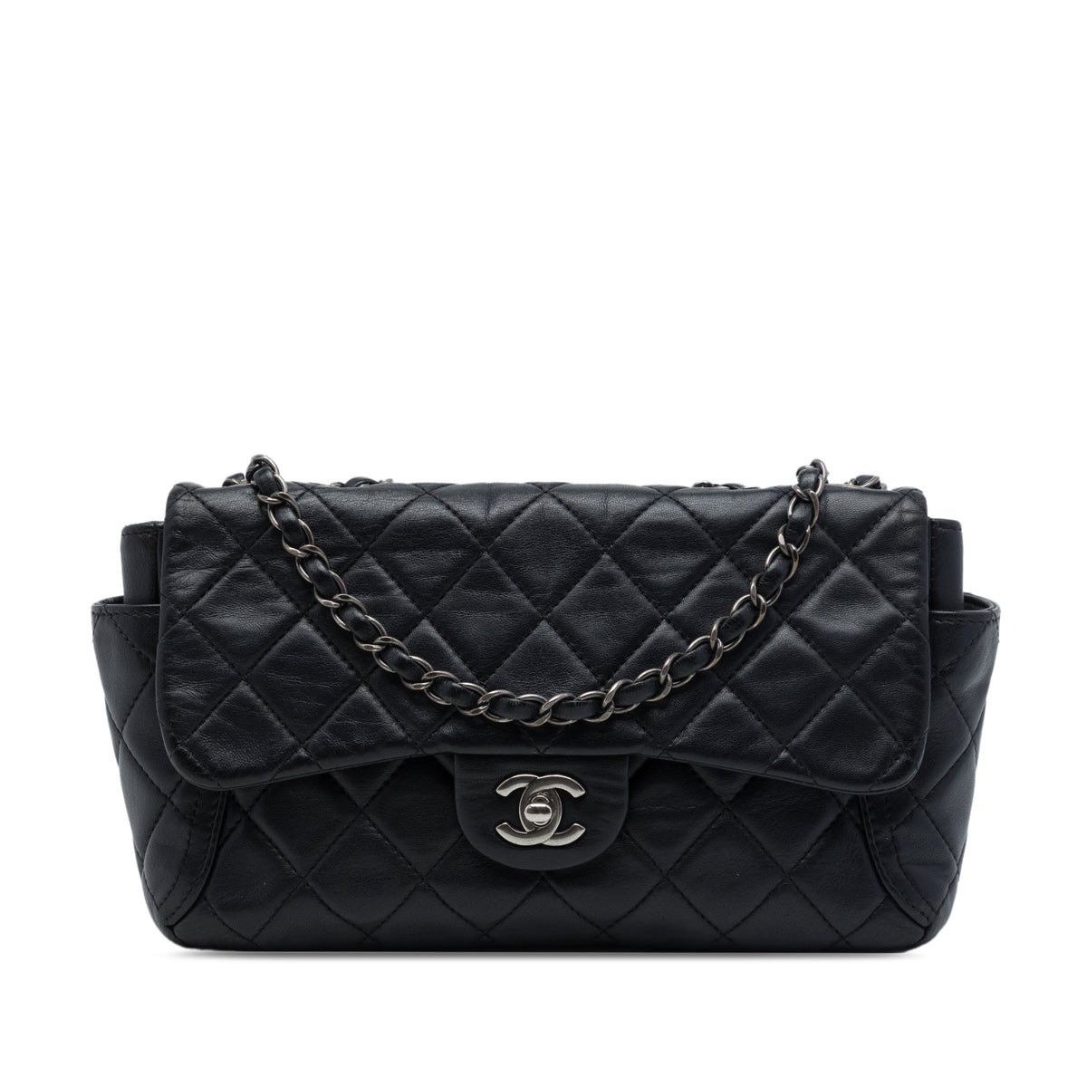 Chanel Medium Quilted Lambskin Around Pockets Flap