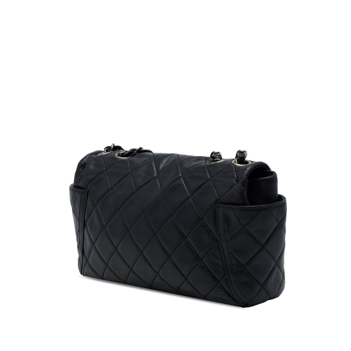 Chanel Medium Quilted Lambskin Around Pockets Flap