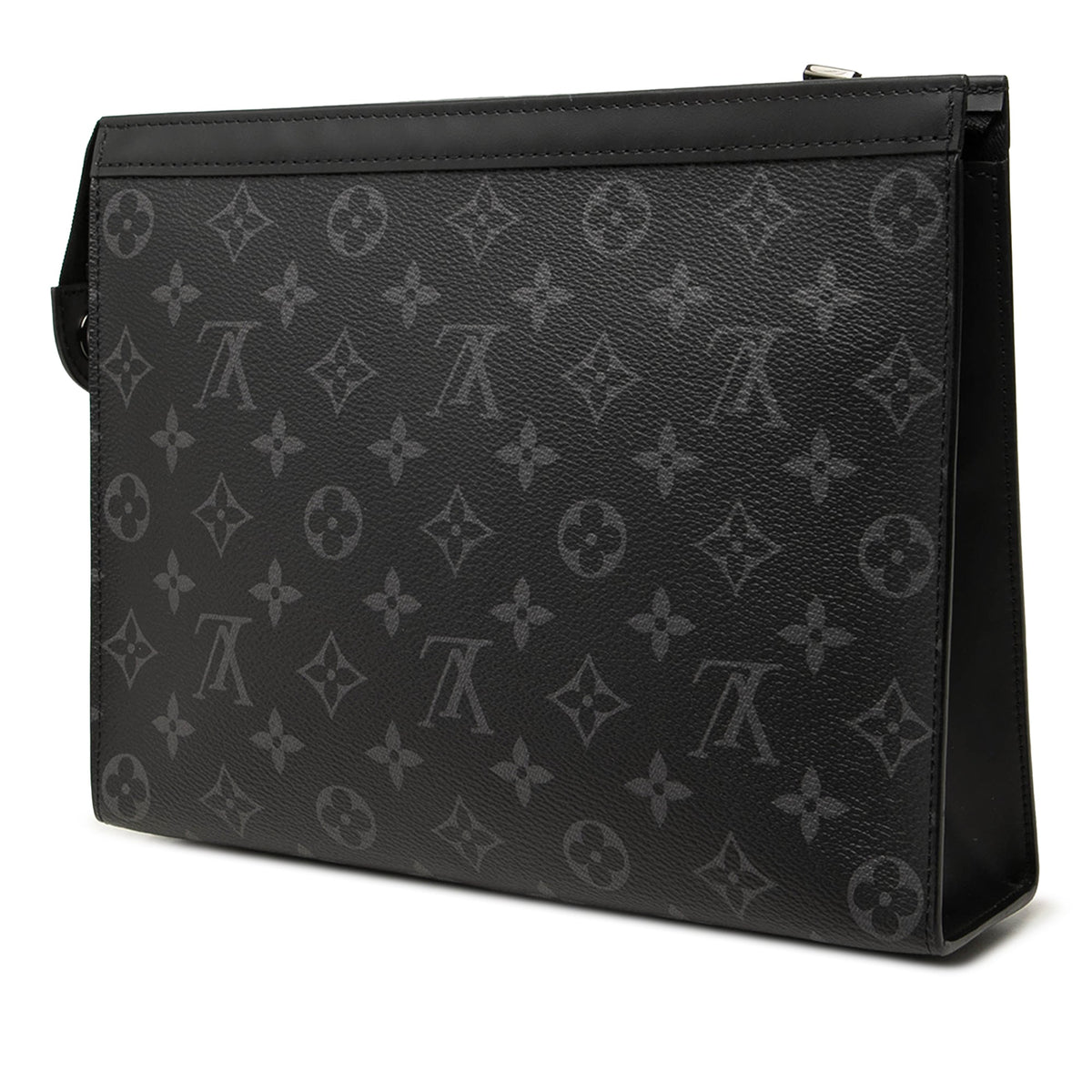 Louis Vuitton Monogram Eclipse Pochette Voyage MM — Black