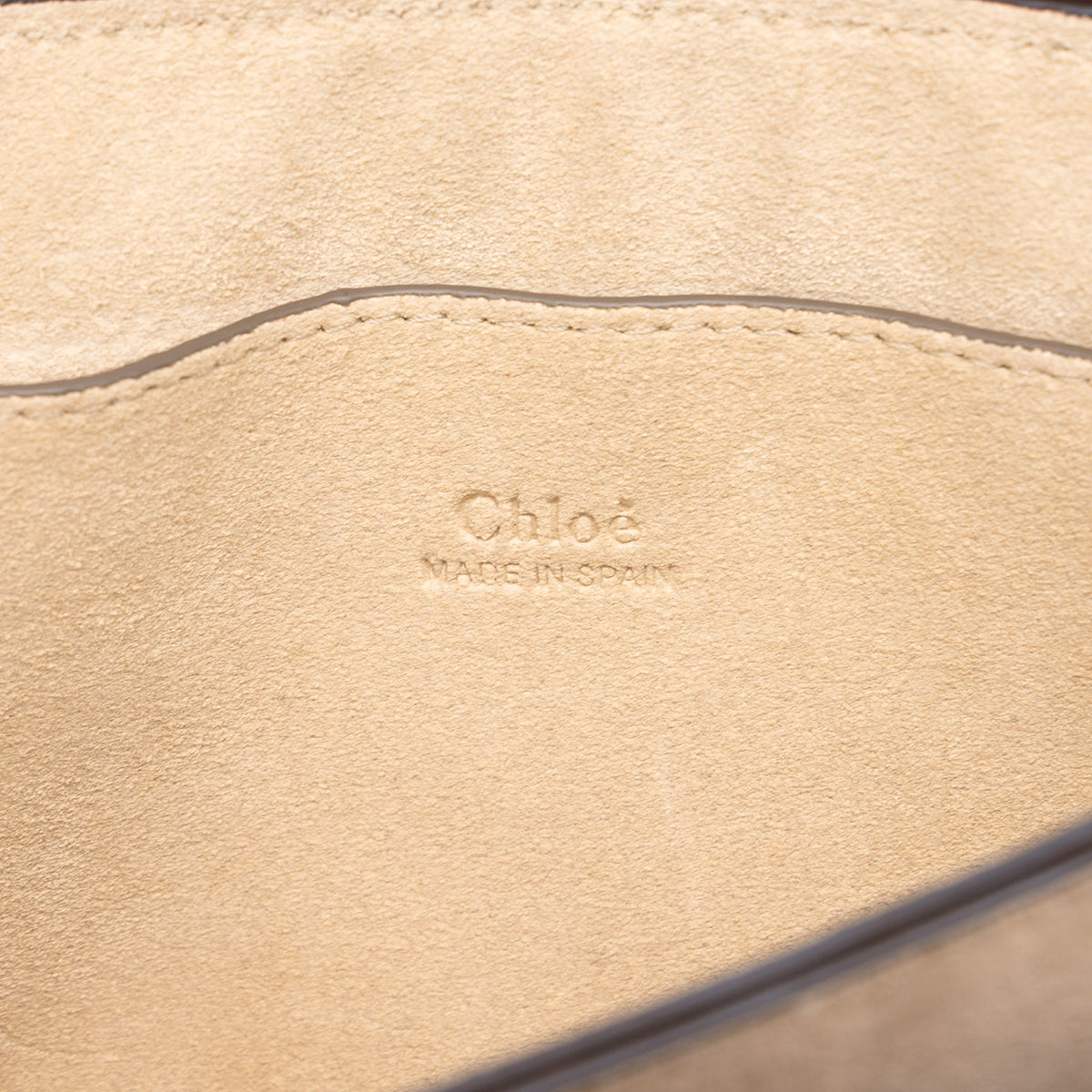 Chloé Small Suede and Calfskin Faye Crossbody — Brown