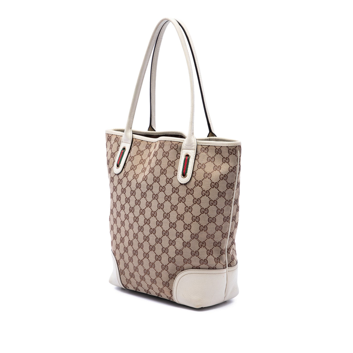 Gucci GG Canvas Princy Tote — Beige
