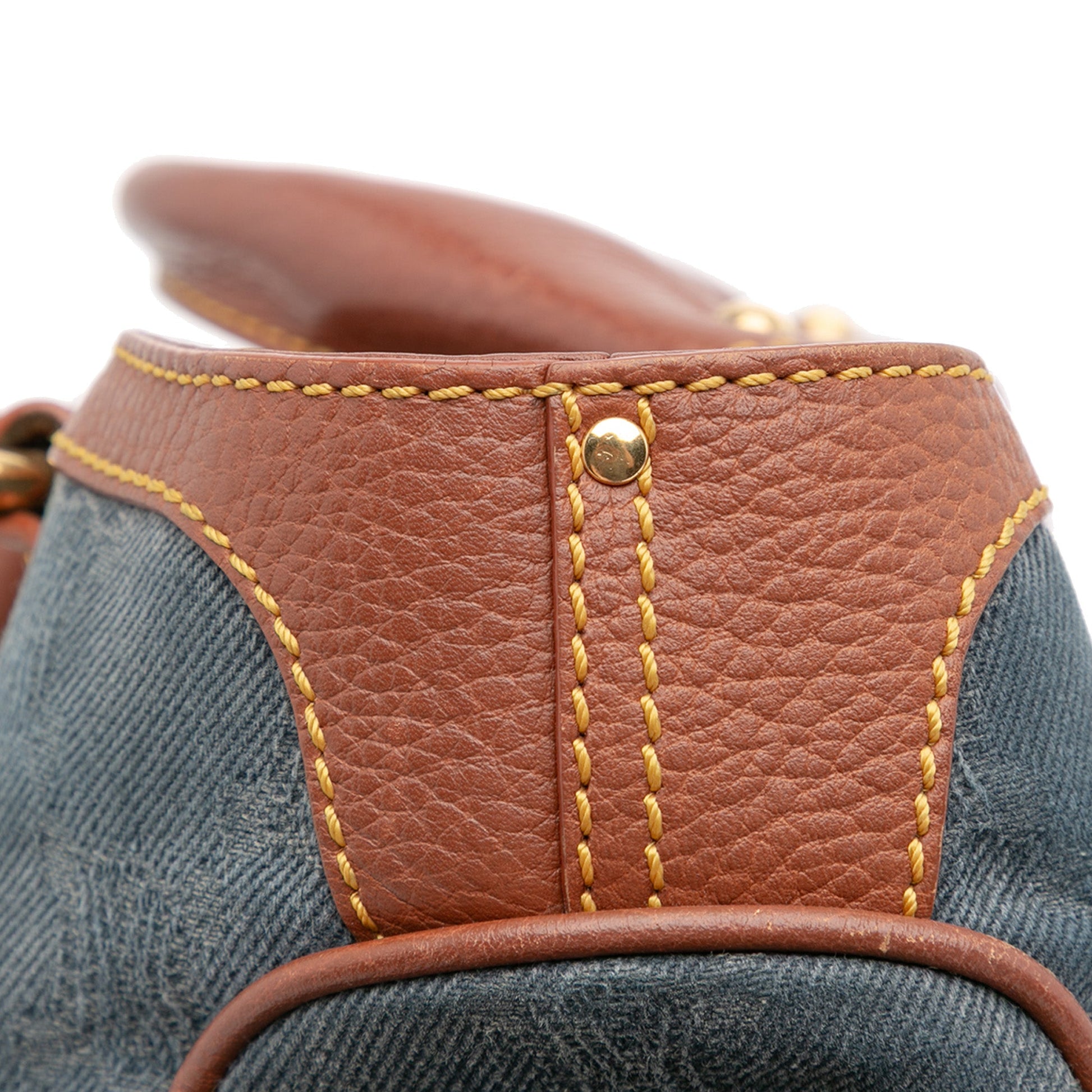 Celine Macadam Denim Boogie Handbag