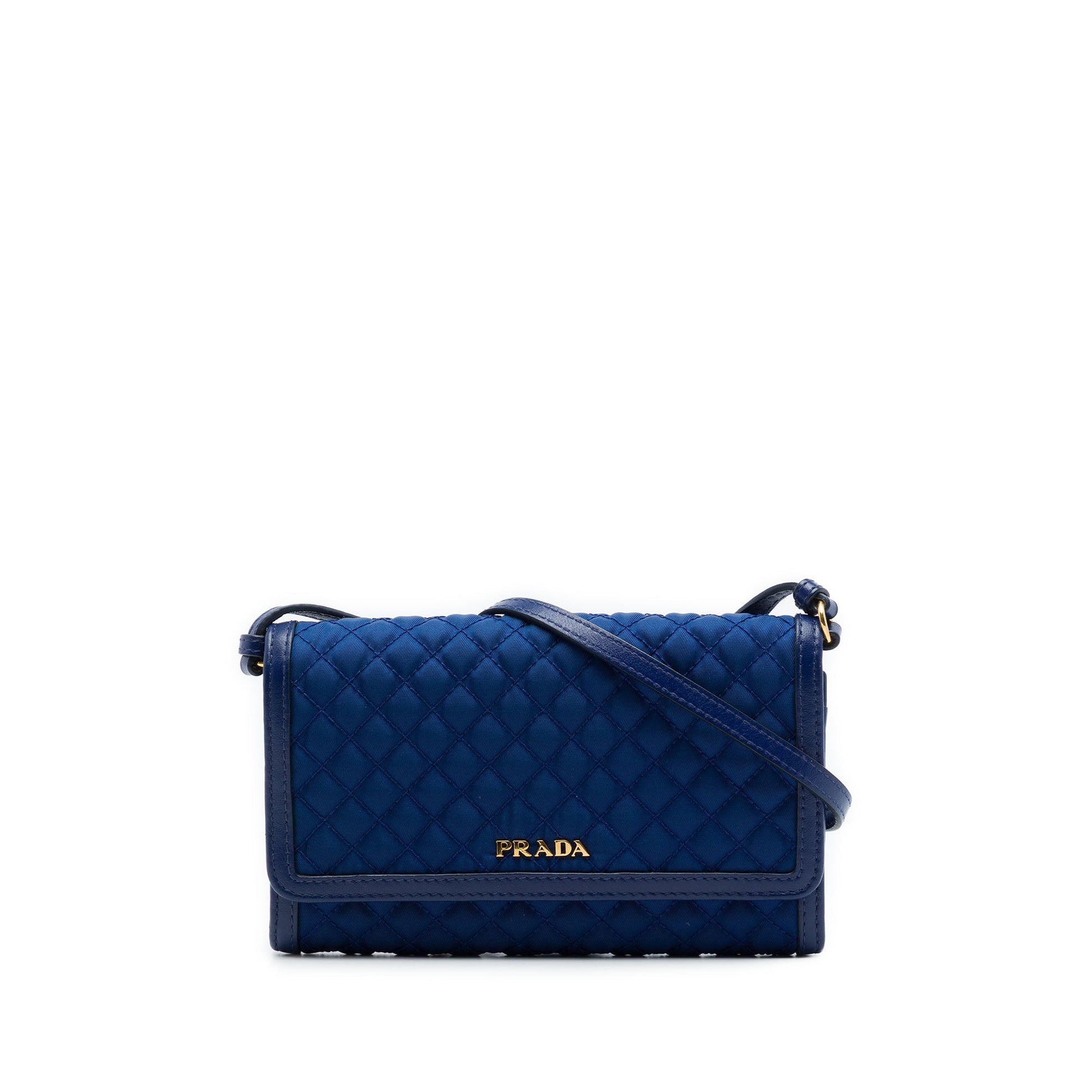 Prada Impuntu Tessuto Wallet on Strap