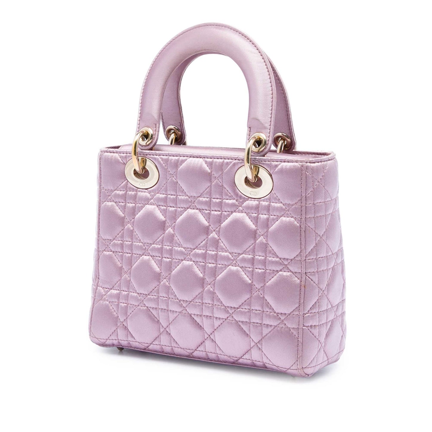 Dior Small Satin Cannage Swarovski Lady Dior