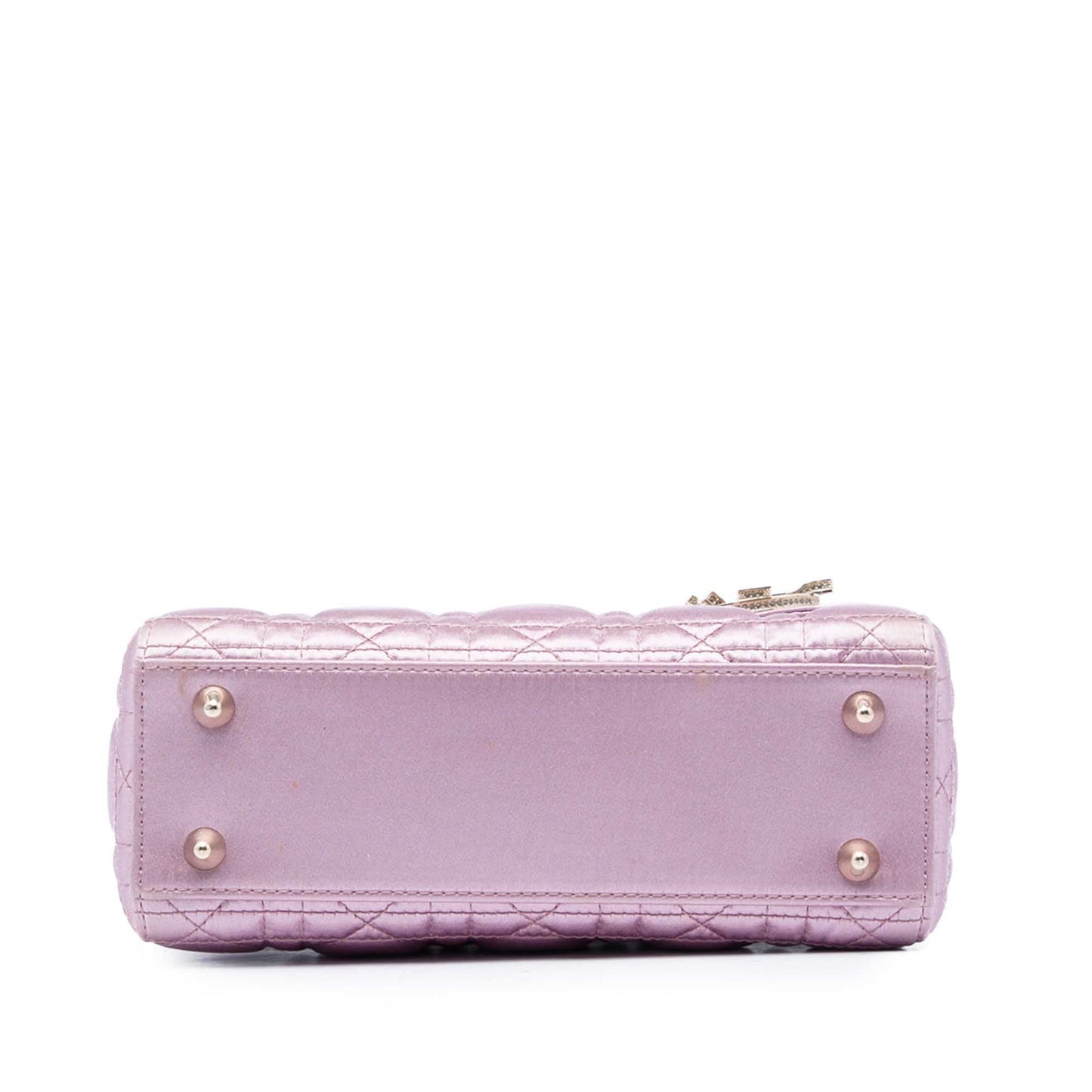 Dior Small Satin Cannage Swarovski Lady Dior