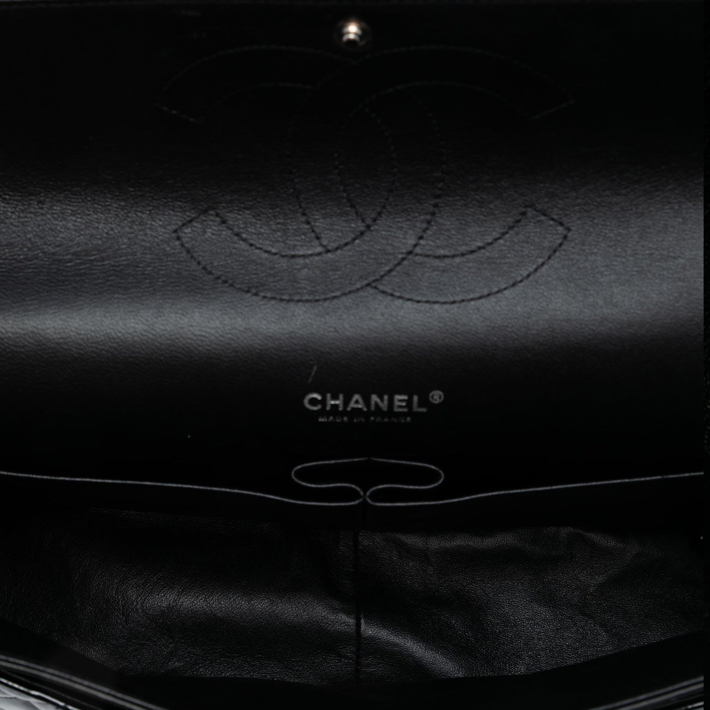 Chanel Maxi Classic Patent Double Flap
