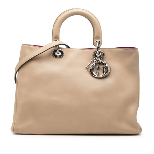 Large Leather Diorissimo Satchel