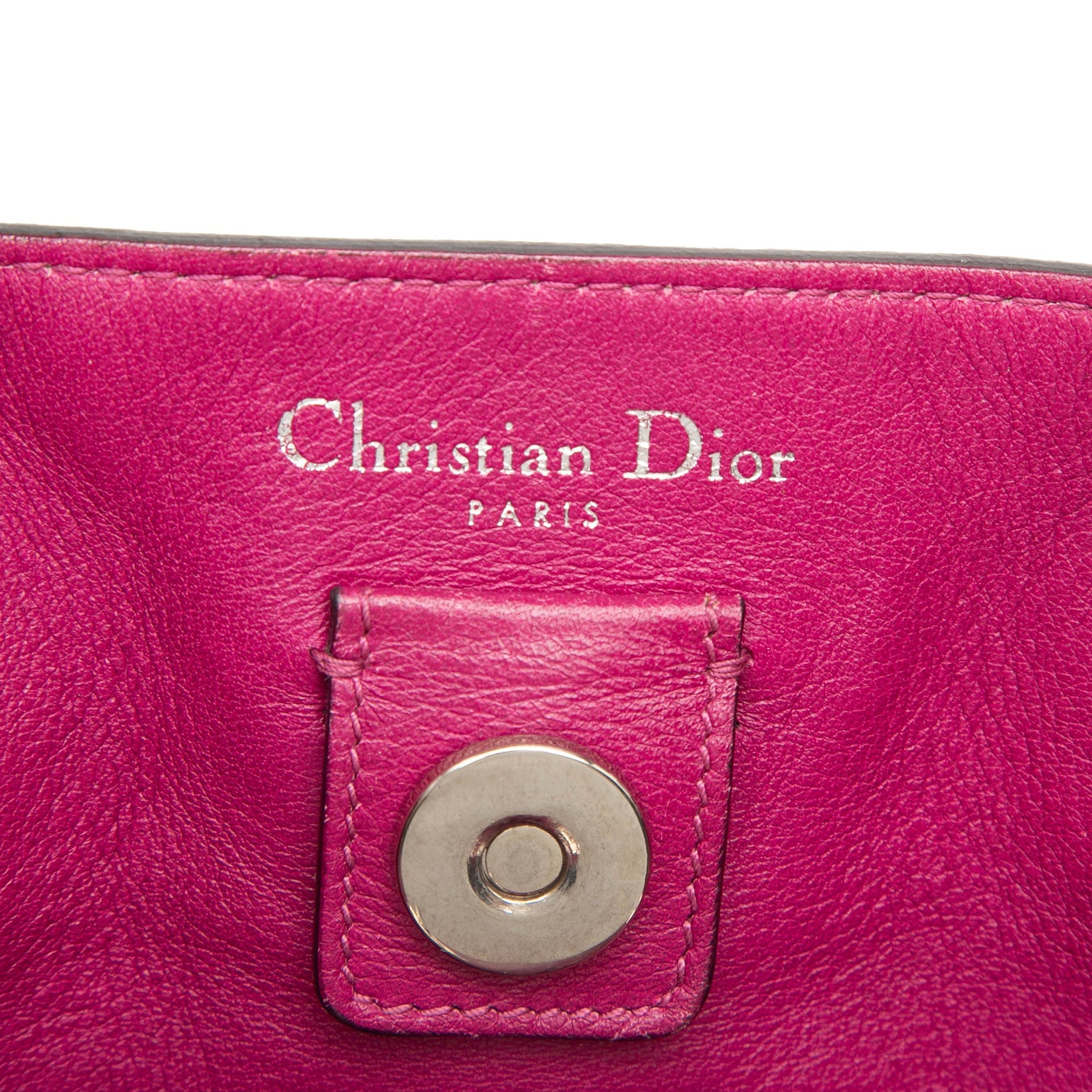Large Leather Diorissimo Satchel