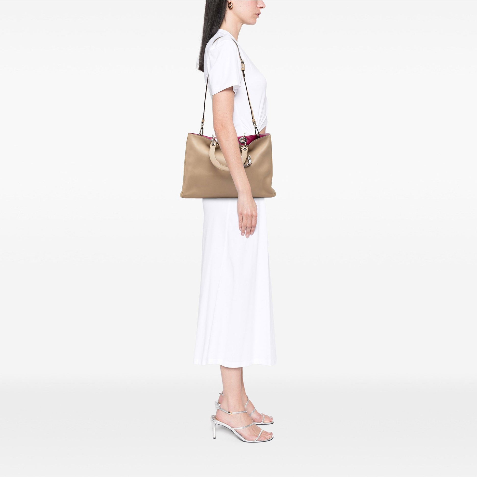 Large Leather Diorissimo Satchel