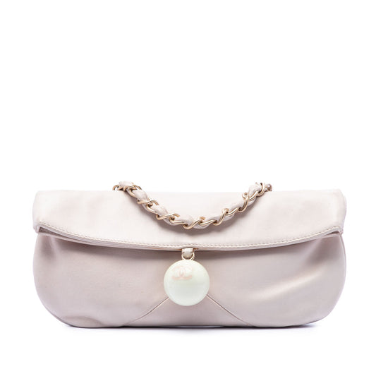 Chanel CC Lambskin Cue Ball Foldover Flap