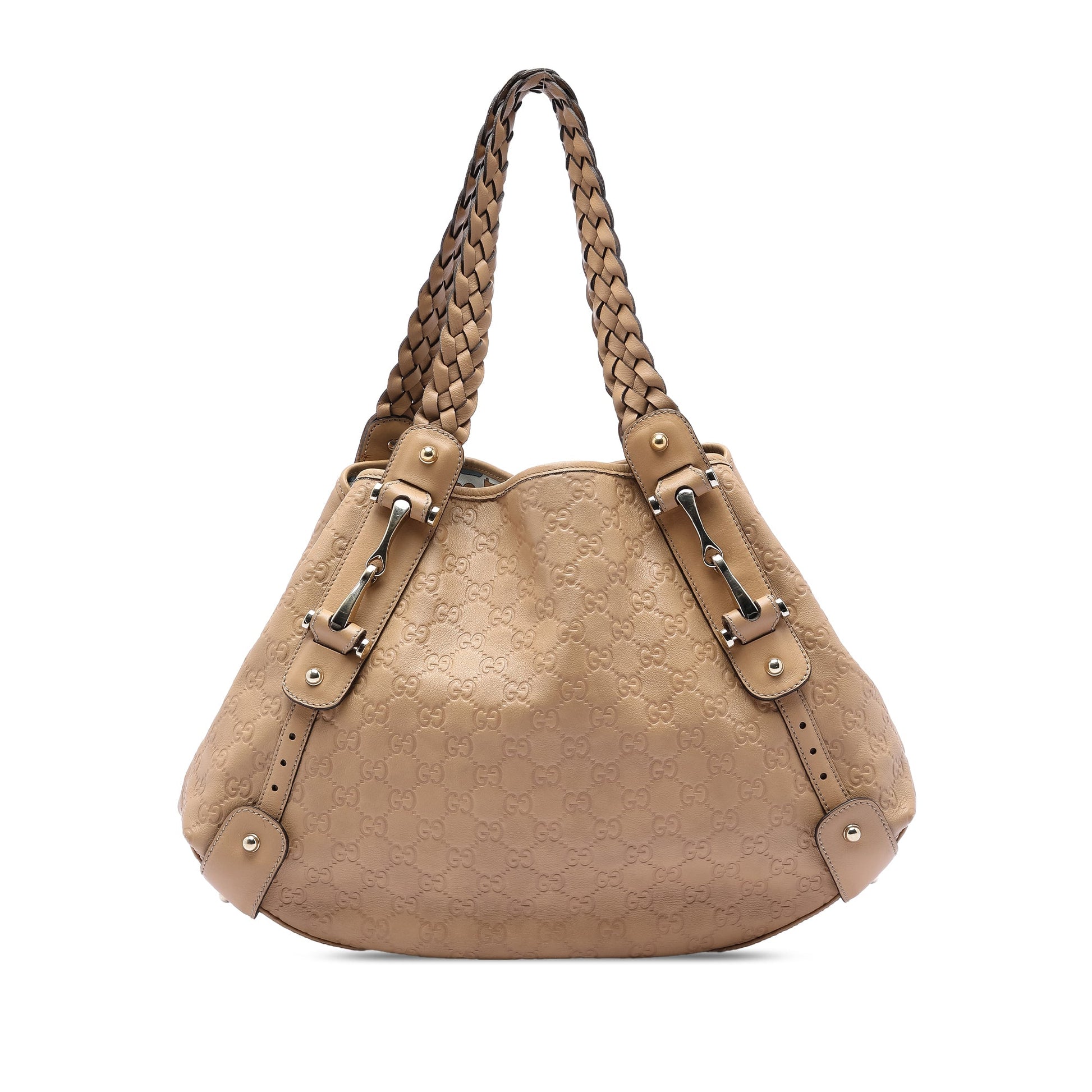 Gucci Guccissima Horsebit Pelham Shoulder Bag