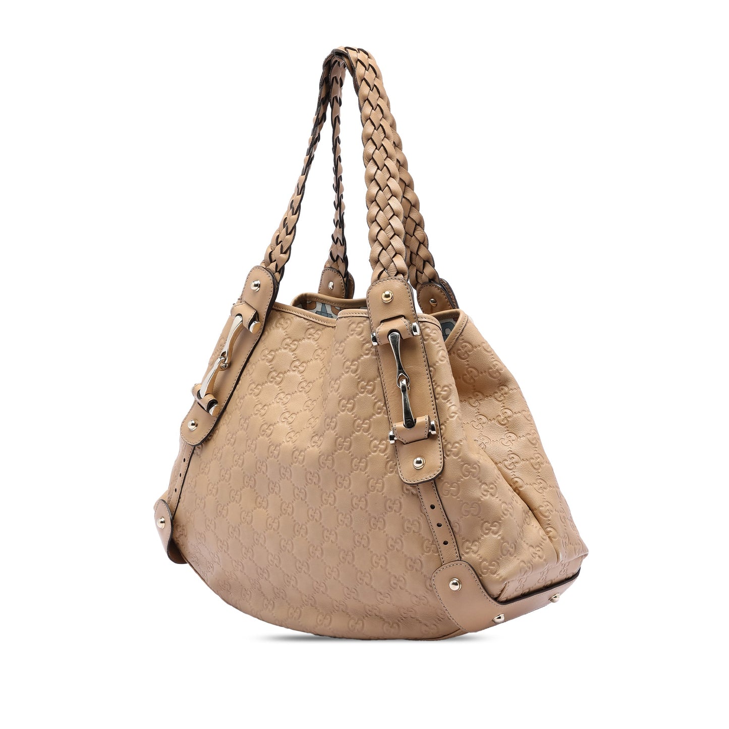 Gucci Guccissima Horsebit Pelham Shoulder Bag