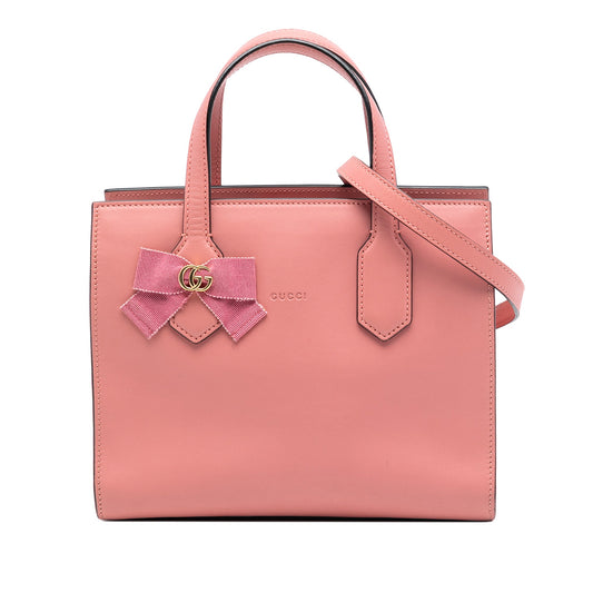 Gucci Leather GG Ribbon Satchel